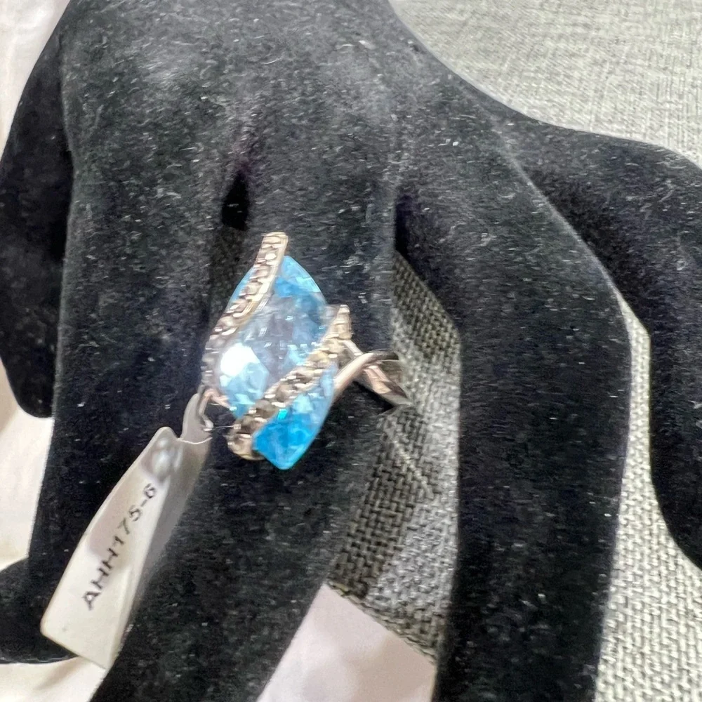 Topaz Gem Stone sterling silver